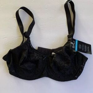 Bali Smoothing Stretch Black Lace Bra 34C New NWT DF3432 RARE HTF BEAUTIFUL